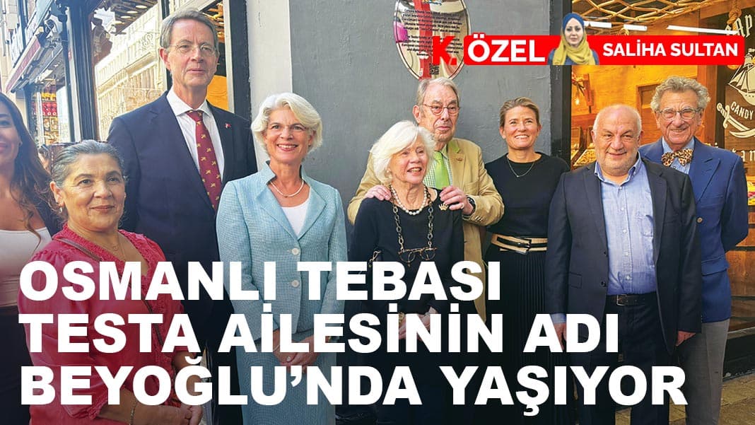 Testa ailesinin adı yıllar sonra Beyoğlu’nda yeniden yaşatıldı