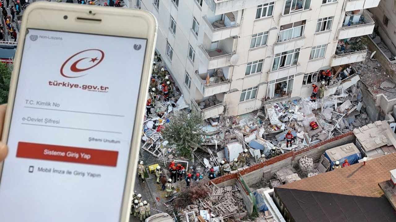 Maltepe’deki çöküş sonrası e-Devlet’te riskli yapı kaydı nasıl kontrol edilir?