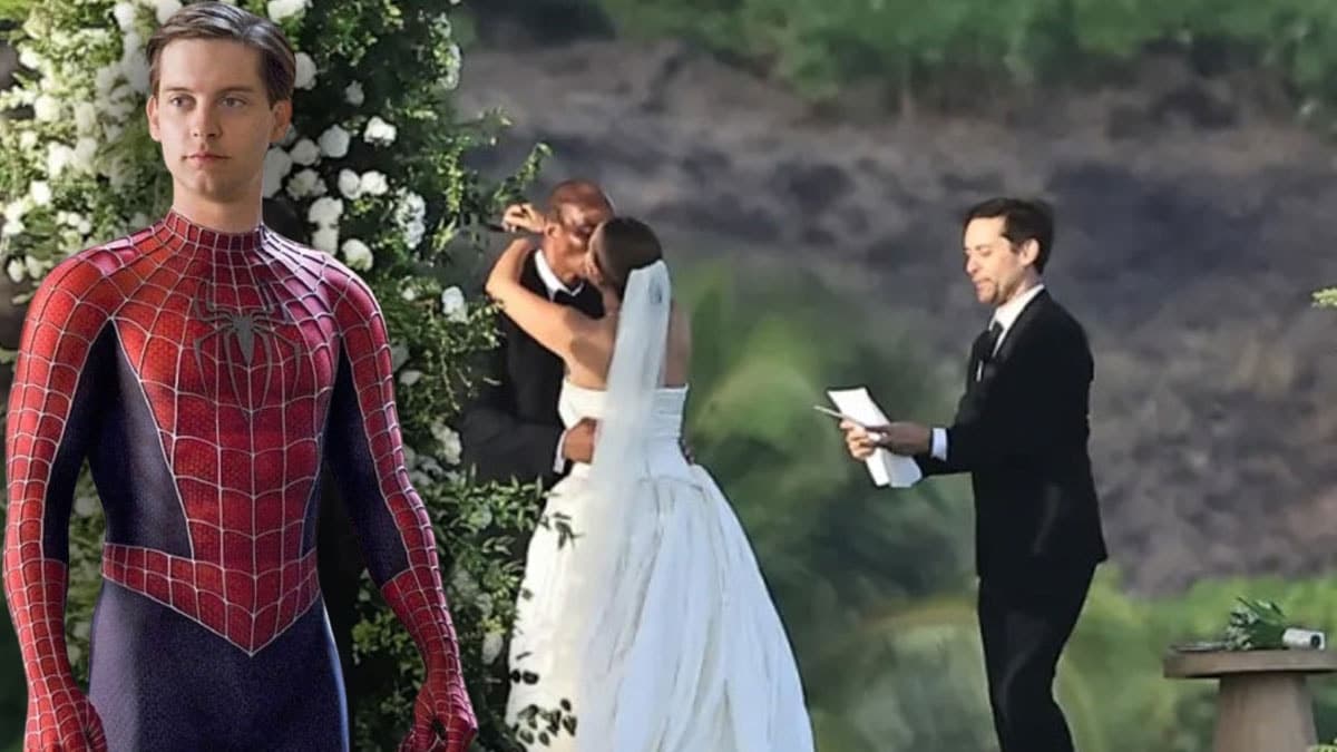 Tobey Maguire, eski eşi Jennifer Meyer’in düğününde nikahı yönetti